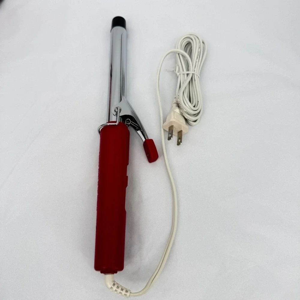 Hair Country‎ VTG Professional Electric Curling Iron NEW Chrome Wand Hair Tool